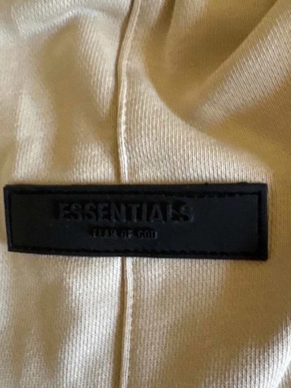 Fear of God ESSENTIALS Cream Drawstring Athletic Shorts
